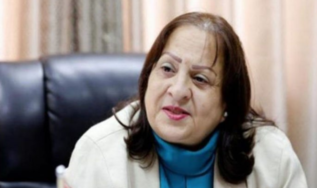 وزيرة الصحة تتفقد الجرحى في قطاع غزة